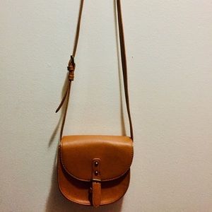 Forever21 Faux Leather Flap Top Crossbody Bag